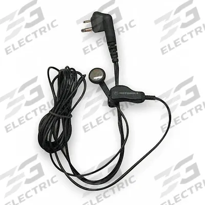 MOTOROLA Earpiece with Microphone: Fits Motorola, For CLS/DLR/DTR/RD/RM Series, Earbud - Motorola-Compatible Earpieces & Headsets