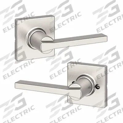 KWIKSET Door Lever Lockset: Passage Lever Locksets/Storeroom Lever Locksets, Nickel
