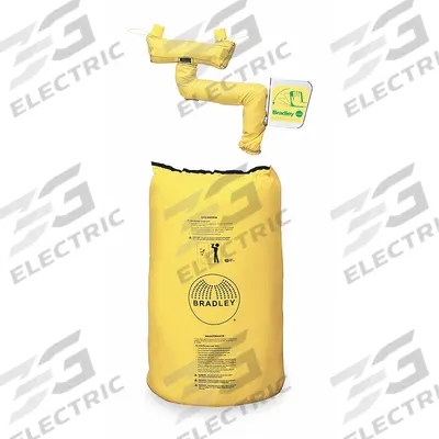BRADLEY Heating Jacket: 120 V AC, Nylon, Yellow, Heated Jacket - Accessories for Pressurized Portable Eyewash Stations