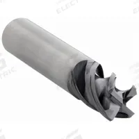 WIDIA HANITA Corner Chamfer End Mill: Carbide, AlTiN Coated, 4 Flute, 3/8" Mill Dia, 1/2" LOC (MPN 4V4510004NT)