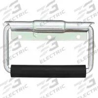 MONROE PMP Folding Pull Handle: Unthreaded Holes, Steel, Silver, #10 Screw Size, 0.75 in (MPN PH-0292). Key specifications — Brand: MONROE PMP; Projection Type: Non-Recessed; Material: Steel; Finish: Zinc Plated; Color: Silver; Folding Type: Folding; Mounting Type: Unthreaded Holes; Screw Size: #10.