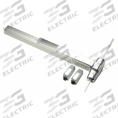 VON DUPRIN Surface Vertical Rod: 4 ft Max Door Wd - Surface Vertical Rod Push Bars