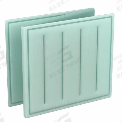 GRAINGER Link Air Filter: 25 in x 25 in x 1 in, 25 in Section Wd, 3 Sections, 2 Ply - MERV 8 Link Air Filters