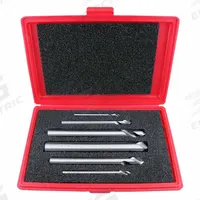 CLEVELAND Spotting and Centering Drill Set: 6 Pc, 1/4 in to 1 in, 90°, High Speed Steel (MPN C24187). Key specifications — attr1301272: CLEVELAND.