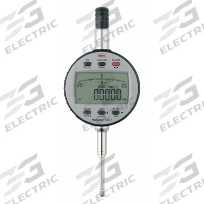 MAHR Digital Indicator: 0.00002 in to 0.5 in /0.001 mm to 12.5 mm, Inch/Metric - Digital Indicators with Removable Flat Back