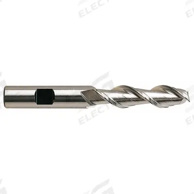 YG-1 Square End Mill: High Speed Steel, TiCN Coated, 2 Flute, 3/4" Mill Dia - High-Speed Steel Square End Mills for Aluminum