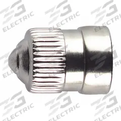 TRU-FLATE Valve Cap: Tire Valve Caps, Grip Seal, Round, Chrome, 13/16 in Overall Lg, Brass (MPN 38-772-4). Key specifications — Compatible Valve Size: Standard Bore; Color: Chrome; Product Type: Tire Valve Caps; Shape: Round; Design: Grip Seal; Compatible Thread Size: 0.305-32; Finish: Nickel Plated; Material: Brass.