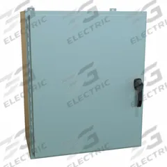 HAMMOND Enclosure: Steel, 36 in x 30 in x 16 in, NEMA 12/13/3R/4, Solid Cover, Hinged (MPN HW363016GYHK). Key specifications — Closure Method: Handle; Brand: HAMMOND; Knockouts: Not Included.