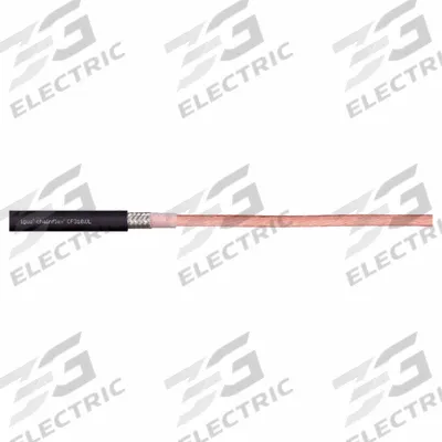 CHAINFLEX Motor Cable: 14 AWG, 1 Conductors, Order by the Foot, TPR Jacket - Continuous Flexing Power Cables for VFDs