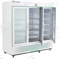 COREPOINT SCIENTIFIC Medical and Lab Refrigerator: 72 cu ft, Upright, 1°C to 10°C, 34 in Overall Dp (MPN NSWDR723WWG/0). Key specifications — Door Opening Style: Left and Right; Color: White; Alarm Type: Temperature; Manufacturer Part Number: NSWDR723WWG/0; Brand: COREPOINT SCIENTIFIC; Product Type: Medical and Lab Refrigerator; Door Type: Swing Glass; Refrigerant Type: R-290.