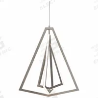 AFX INC. LEDPendant: 24 in Dia, 28 1/4 in Ht, Satin Nickel, 1,620 lm, 3000K, 36 W, 120V AC, Dimmable (MPN GNAP27L30D1SN). Key specifications — attr1257651: 120V AC; attr1257625: AFX INC.; attr1257628: 3000K; attr1257630: Yes; attr1257619: Satin Nickel.