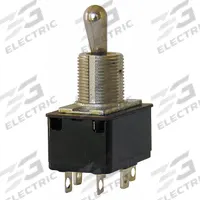 EATON Toggle Switch: 3 Position, 6 Connections, 3PST, Screw Terminals Connection, 7700 Series (MPN 7700K2). Key specifications — AC Contact Rating: 15 A @ 125 V; Switch Function Configuration: On/None/Off; Brand: EATON; Series: 7700; Horsepower: 3/4 hp.