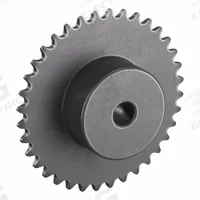 TSUBAKI Sprocket: One-Sided Hub, For Single Strands, 25, 36 Teeth, 2.889 in Pitch Dia, Steel (MPN 25B36). Key specifications — Brand: TSUBAKI.