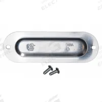 Covers for Conduit Access Fitting: Steel, Galvanized, 3/4 in Trade Size (MPN SSC075). Key specifications — Finish: Galvanized; Includes: Screws; For Use With: Conduit Bodies; Brand: RACO.