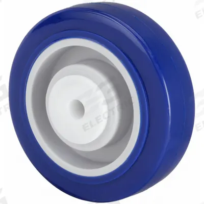 APPROVED VENDOR Caster Wheel: 4 in Wheel Dia., 1 1/4 in Wheel Wd, Polyurethane - Polyurethane Tread on Plastic Core Wheels