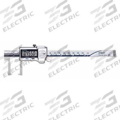 MITUTOYO Outside Point Jaw Digital Caliper: 0 in to 6 in /0 mm to 150 mm, Cabled - Interchangeable-Point, Outside-Point & Outside-Neck Digital Calipers