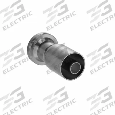 PARKER Hydraulic Crimp Fitting: Steel x Steel, Straight, -12 For Hose Dash Size - Crimp Hydraulic Hose Fittings with Flange Connection