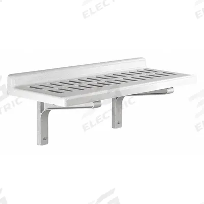 CAMSHELVING PREMIUM Wall Shelf Kit: Solid Shelf, 14 in x 36 in x 13 in - Plastic Wall-Mount Shelving
