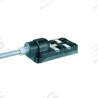 MURRELEKTRONIK Distribution Box: EXACT12, 4 Ports, 4 Pole M12 Female, 5 m Cable Lg, Gray PUR/PVC (MPN 8000-84411-3330500). Key specifications — IP Rating: IP65; Features: Plastic Housings.