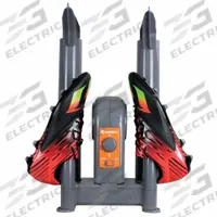 DRY GUY Heated Dryer: Stationary Dryer, Plug-In, 15 1/8 in Overall Lg, 7 5/8 in Overall Wd, 02129. Key specifications — Brand: DRY GUY; Color: Orange; For Number of Boots: 2 Pair; Includes: 2 Removable Extension Tubes; Power Source: Plug-In.