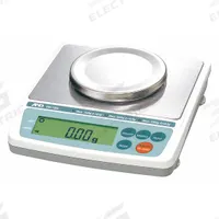 A&D WEIGHING Compact Bench Scale: 4 1/4 in x 4 in, Integrated (MPN EW-150I). Key specifications — Connection Ports: RS-232C; Readability: 0.05 g; Weighing Units: GN; Brand: A&D WEIGHING; Washdown: No.
