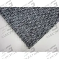PAWLING CORP Carpet Tile: Slate Gray, Nubby Hobnail, 32.5 sq ft Coverage Area, 52 oz/sq yd Pile Wt (MPN EM-22-0-71). Key specifications — Color: Slate Gray; Fiber Material: Polypropylene Blend; Installation Method: Glue Down; Brand: PAWLING CORP; Backing Material: Nonskid Rubber.