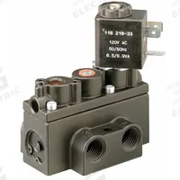 ARO Solenoid Air Control Valve: Alpha, Four-Way / Two-Position, 24V DC, 1/4 in Female NPT, 150 psi (MPN A212SS-024-D). Key specifications — attr1092969: Non-Locking; attr1086920: A212SS-024-D; attr1092977: Spring Return.