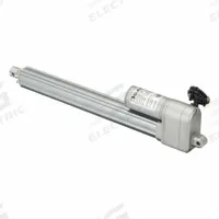 DUFF-NORTON Linear Actuator: LT, 27 lbf Rated Load, 9.8 in Stroke, 12V DC, IP66 (MPN LT25-1-250P). Key specifications — Nut Material: Plastic; Position Feedback Option: Potentiometer.