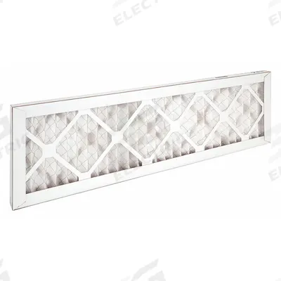 GRAINGER Pleated Air Filter: 8 in x 24 in x 1 in, MERV 8 - MERV 8 Pleated Air Filters