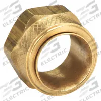 PARKER Compression Fitting Nut: 5/16 in OD Fitting Size, Compression, Brass, 10 PK (MPN 61PB-5). Key specifications — attr1195695: PARKER.