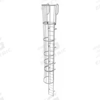 TRI-ARC Fixed Ladder with Safety Cage: 26 ft Overall Ht, 18 in Overall Wd, Steel, 23 Rungs (MPN WLFC1223). Key specifications — attr1050722: TRI-ARC; attr1050760: Unassembled; attr1083696: 2.