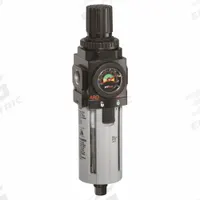 ARO FRL Piggyback: Series 2000 Series, 1/2 in NPT, 172 scfm, 5 micron, 150 psi, Auto Drain, Aluminum (MPN P39344-604). Key specifications — attr109419: ARO; attr109429: Aluminum; attr109463: Yes; attr109467: Nitrile; attr109468: Series 2000.
