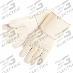 MCR SAFETY Knit Gloves: L ( 9 ), Glove Hand Protection, Uncoated, 500°F Max Temp, Cotton, 12 PK (MPN 9132G). Key specifications — Knit Material Color: Beige; Brand: MCR SAFETY.