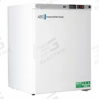 AMERICAN BIOTECH SUPPLY Freezer: Undercounter, 4 cu ft, -30°C to -20°C, Manual Defrost Method, Right (MPN ABT-HC-UCFS-0430). Key specifications — Defrost Method: Manual; Brand: AMERICAN BIOTECH SUPPLY; Door Hinge: Right.