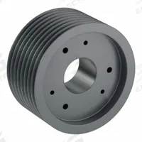 APPROVED VENDOR V-Belt Pulley: 5V1130, 8 Groove, 11.3 in OD, Bushed Bore, F, For 5V/5VX Belt Section (MPN 85V1130F). Key specifications — Pulley Industry Number: 5V1130; Pitch Diameter: 11.3 in (5V); For Belt Section (broad, with similar types): 5V or 5VX.