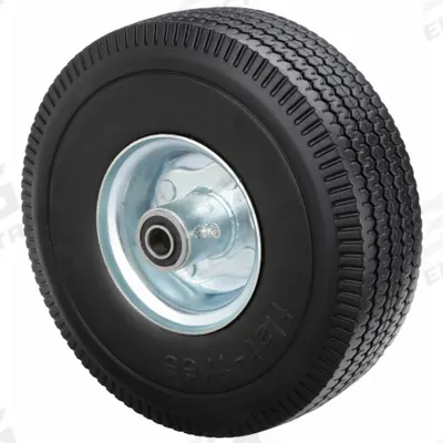 MARASTAR Flat-Free Wheel: 10 1/2 in Wheel Dia., 3 in Wheel Wd, Polyurethane - Flat-Free Polyurethane Foam Wheels