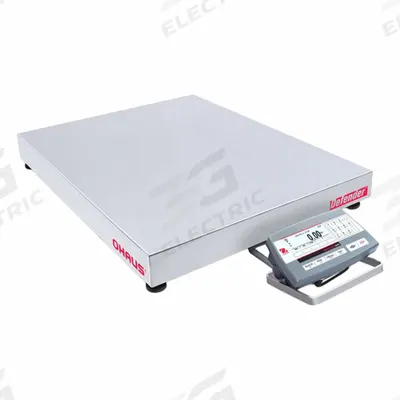 OHAUS Industrial Bench Scale: 24 in x 24 in, Not IP Rated, Front-Mounted - Compact Bench Scales