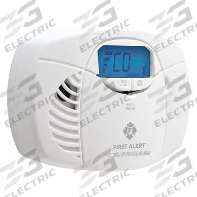 FIRST ALERT Carbon Monoxide Alarm: Removable Battery, CO Detector, Electrochemical - Carbon Monoxide Detectors