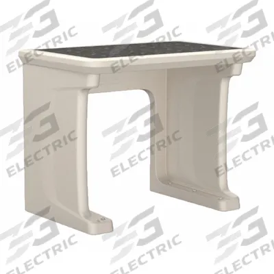 CORTECH Freestanding Desk: Stone Gray, 29 in Overall Ht, 36 in Overall Wd, 24 in Overall Dp - Floor-Mount Desks with Laminate Top