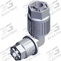 SMC High Purity Tube Fitting: 3/8 in OD x 1/4 in OD Size, Compression x Compression, PFA (MPN LQ3E3A-R1). Key specifications — Series: LQ3; Brand: SMC; Standards: RoHS_6, RoHS_10.