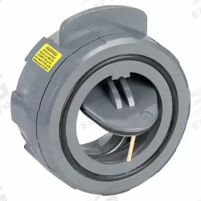 HAYWARD Wafer Check Valve: Swing, Inline Valve Body, 2 in Pipe Size, Wafer, PVC - PVC Wafer Swing Check Valves