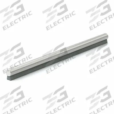 PBC LINEAR Linear Metric Shaft Assembly: 50 mm Shaft Dia, 400 mm Lg - Low Profile Linear Support Rail & Shaft Assemblies