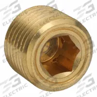 LEGRIS Plug: Cored Plug, C36000 Brass, 1/8 in, NPT Threaded, 3,626 psi, 5/16 in Lg (MPN 0205 11 00). Key specifications — Maximum Operating Pressure: 3,626 psi.