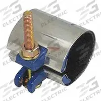 APPROVED VENDOR Handi Band Clamp: For 3/4 in Pipe, 3 in Overall Lg, 304 Stainless Steel (MPN 12855-13.1). Key specifications — Brand: APPROVED VENDOR; Bolt Material: Steel; Maximum Operating Pressure: 150 psi; Gasket Material: Nitrile Rubber.