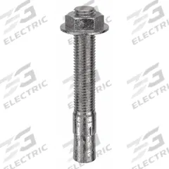 MKT FASTENING Wedge Anchor: 5 1/2 in Overall Lg, 3/4 in Dia, 3/4"-10 Thread Size, Plain, Plain, 5 PK (MPN 273451S). Key specifications — Brand: MKT FASTENING; Finish Type: Plain.