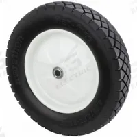 APPROVED VENDOR Flat-Free Wheel: 15 1/2 in Wheel Dia., 4 in Wheel Wd, Polyurethane, 3 in Hub Lg, Std (MPN 53CM71). Key specifications — Brand: APPROVED VENDOR; Tire Sidewall Number: 4.80/4.00-8.