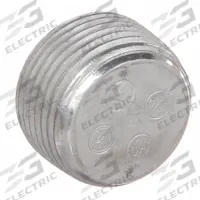 Blank Plugs - Haz Loc: Aluminum, Plain, 1 in Trade Size, NPT, Male to Male (MPN PLG-100RA). Key specifications — Brand: APPLETON ELECTRIC.