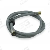 AMERICAN STANDARD Supply Hose: Metal/Rubber, Chrome, 46 in Overall Lg, 1/2" Sprayer Connection Size (MPN M962368-0070A). Key specifications — Sprayer Connection Size: 1/2"; Brand: AMERICAN STANDARD; Color/Finish: Chrome; Includes: Rubber Seal; Material: Metal; Product Type: Supply Hose.