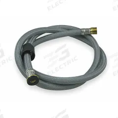 AMERICAN STANDARD Supply Hose: Metal/Rubber, Chrome, 46 in Overall Lg, 1/2" Sprayer Connection Size (MPN M962368-0070A). Key specifications — Sprayer Connection Size: 1/2"; Brand: AMERICAN STANDARD; Color/Finish: Chrome; Includes: Rubber Seal; Material: Metal; Product Type: Supply Hose.