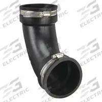 FERNCO Flexible Pipe Elbow: PVC, For 3 in Pipe, Iron/PVC/Steel, 11 3/4 in Overall Lg, Non-Reinforced (MPN QL-300). Key specifications — attr1286800: Above Ground; attr1281541: Steel; attr1253455: FERNCO; attr1253479: Stainless Steel; attr1253488: PVC.